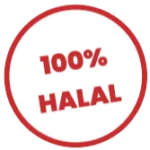 Badge 100% Halal